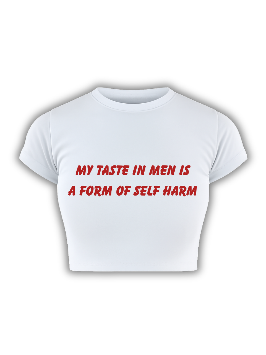 RED FLAG MAGNET White Baby Tee