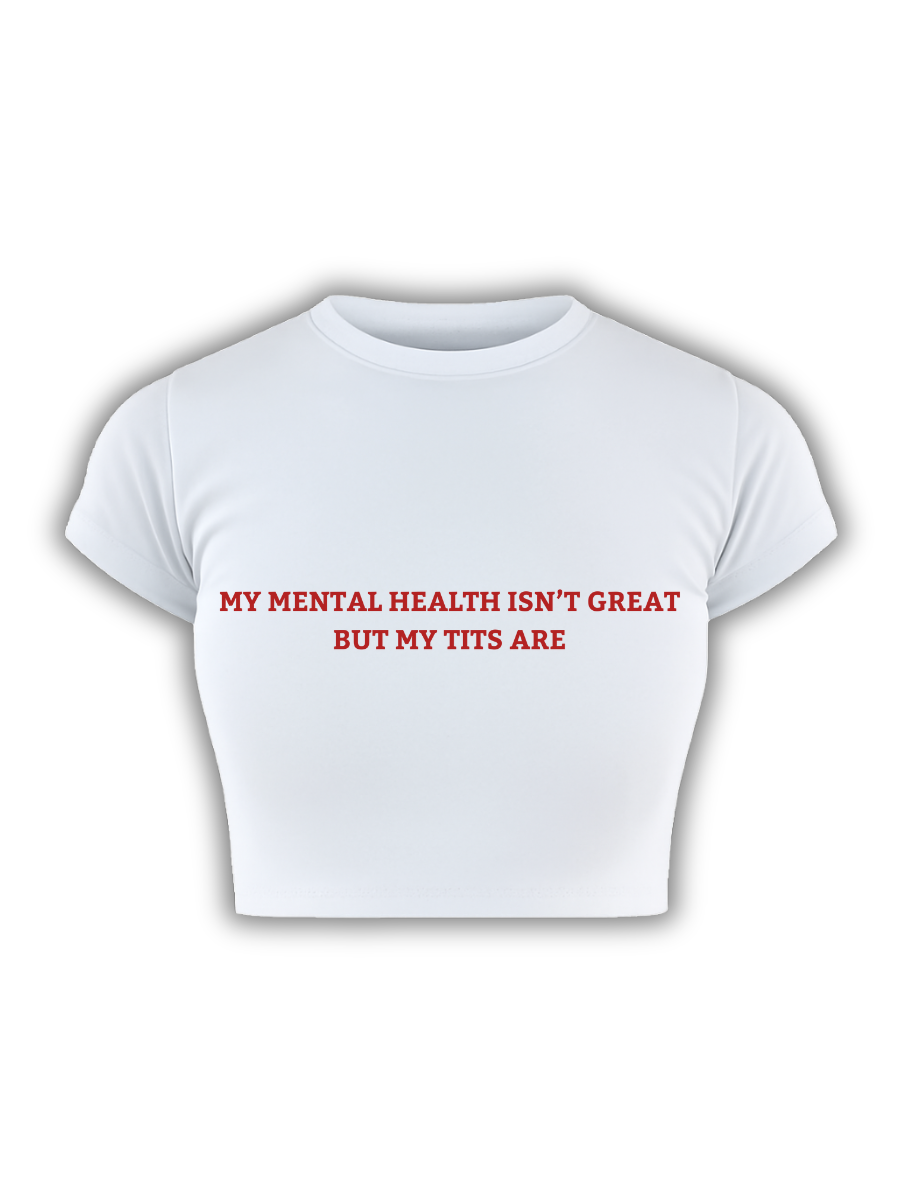 HOT GIRL STRUGGLE'S White Baby Tee