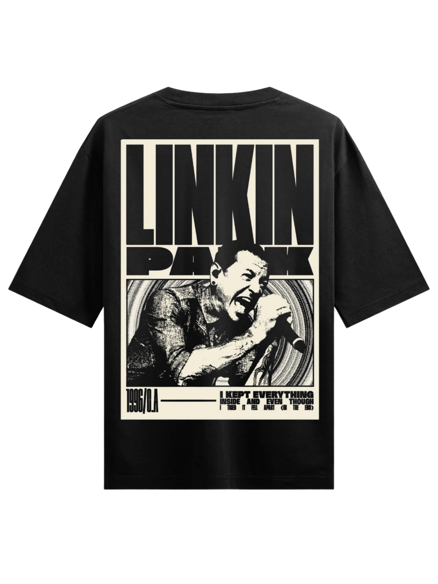 LINKIN PARK ICONIC LIGHTWEIGHT OVER SIZED T-SHIRT – ZERO F***S GIVEN
