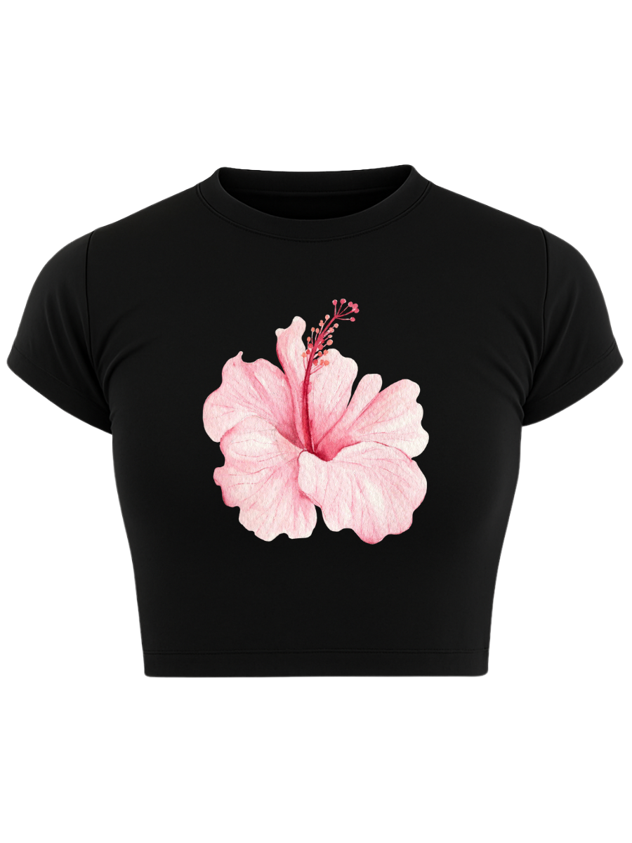 PASTEL PUNCH Black Baby Tee