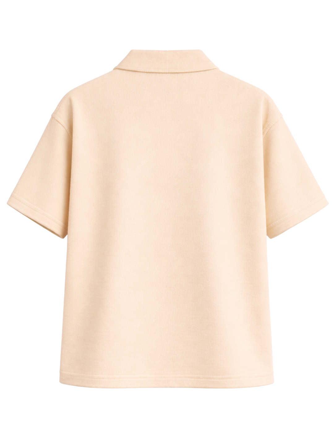 CREAM TERRY BOX-FIT HEAVYWEIGHT SHIRT