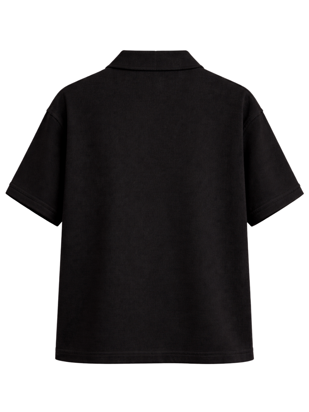 BLACK TERRY BOX-FIT HEAVYWEIGHT SHIRT