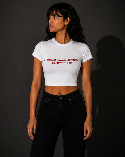 HOT GIRL STRUGGLE'S White Baby Tee