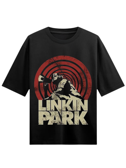 LINKIN PARK Black Oversized Tee