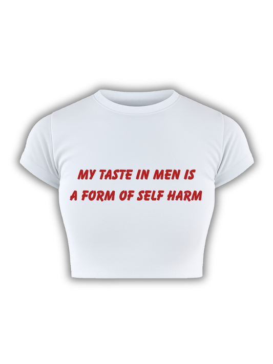 RED FLAG MAGNET White Baby Tee