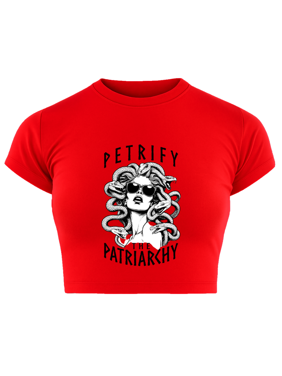 UNSOFTENED Red Baby Tee