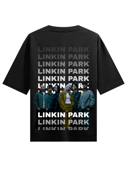 LINKIN PARK TEAM Black Oversized T-shirt