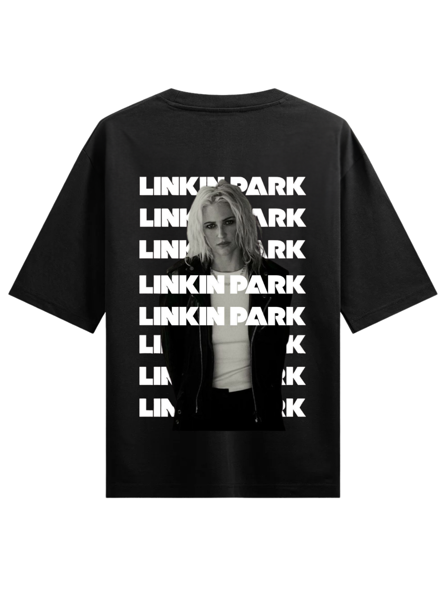 LINKING PARK COLLECTOR Black Oversized T-shirt