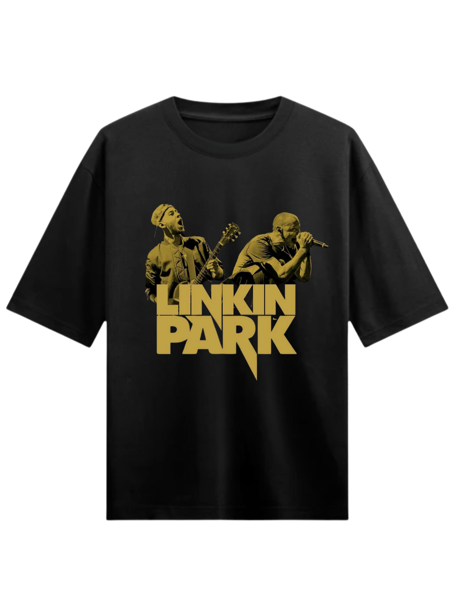 LINKIN PARK STATEMENT Black Oversized T-shirt