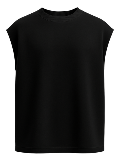 PITCH BLACK SOLID HEAVYWEIGHT OVER SIZED TANK