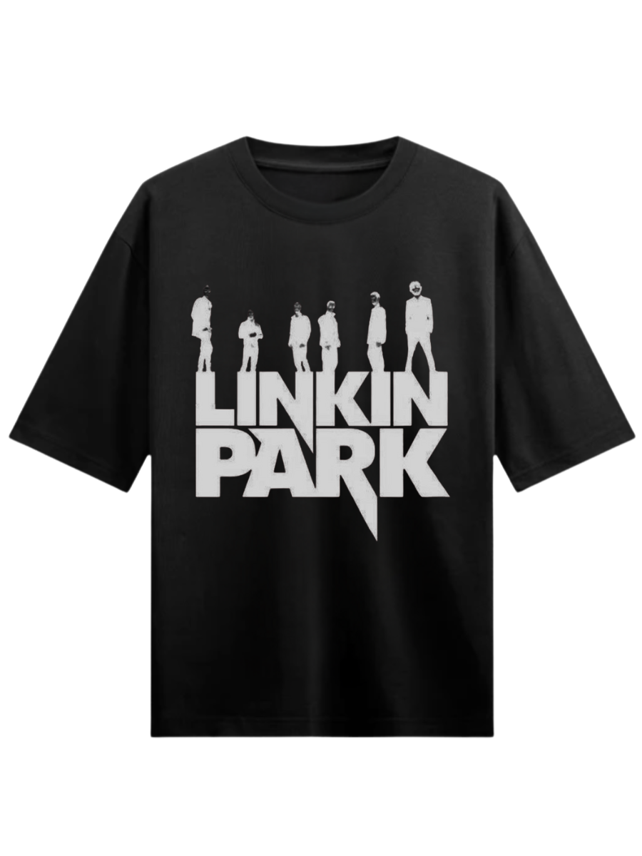 LINKIN PARK CLASSIC Black Oversized T-shirt