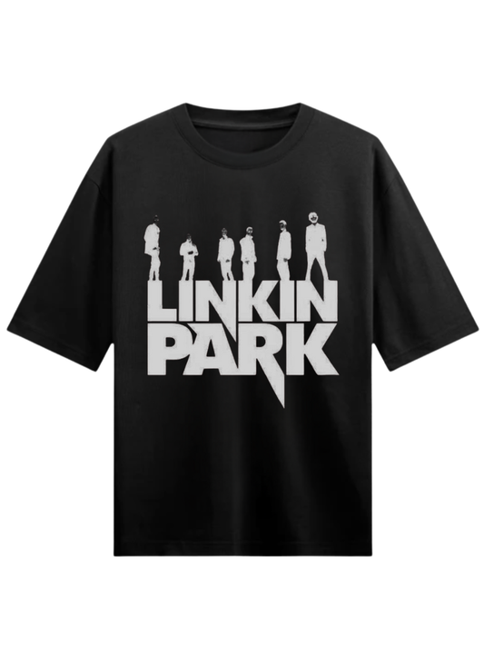 LINKIN PARK CLASSIC Black Oversized T-shirt