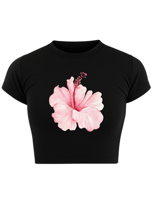 PASTEL PUNCH Black Baby Tee