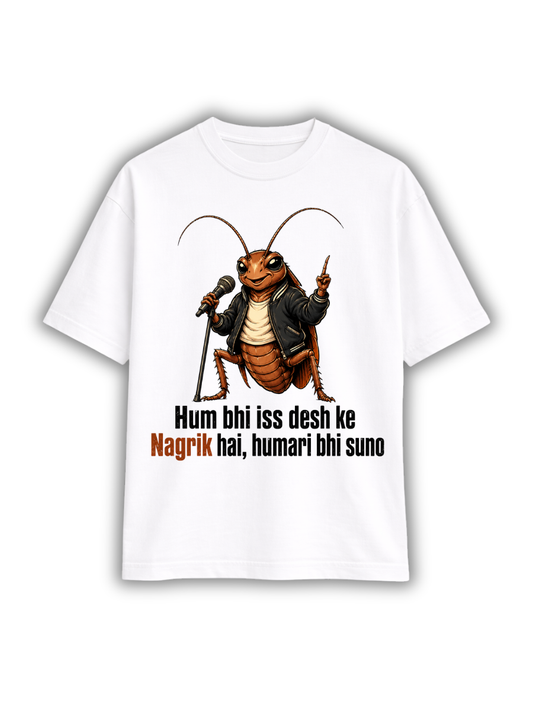 NAGRIK KEEDA LIGHTWEIGHT OVER SIZED T-SHIRT
