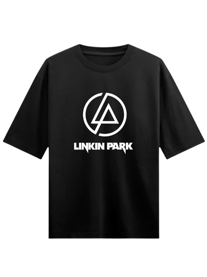 LINKIN PARK LOGO Black Oversized T-shirt