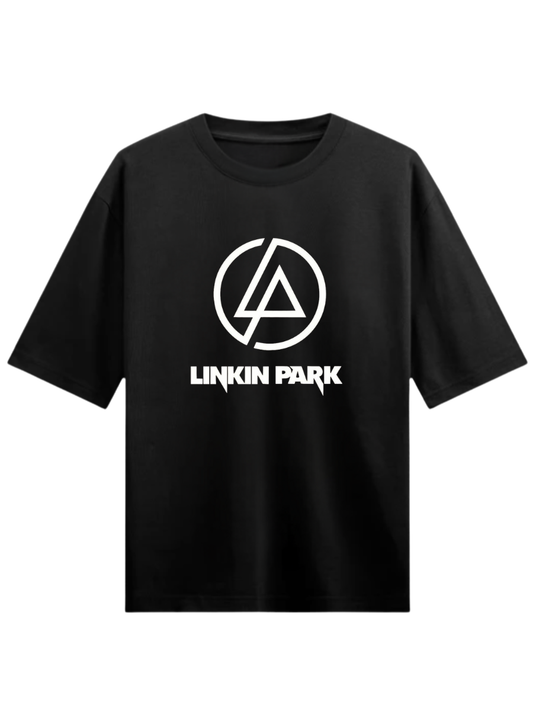 LINKIN PARK LOGO Black Oversized T-shirt