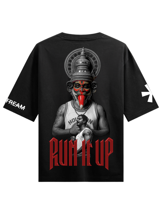 HANUMANKIND 'RUN IT UP' Oversized T-shirt