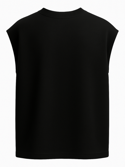 PITCH BLACK SOLID HEAVYWEIGHT OVER SIZED TANK
