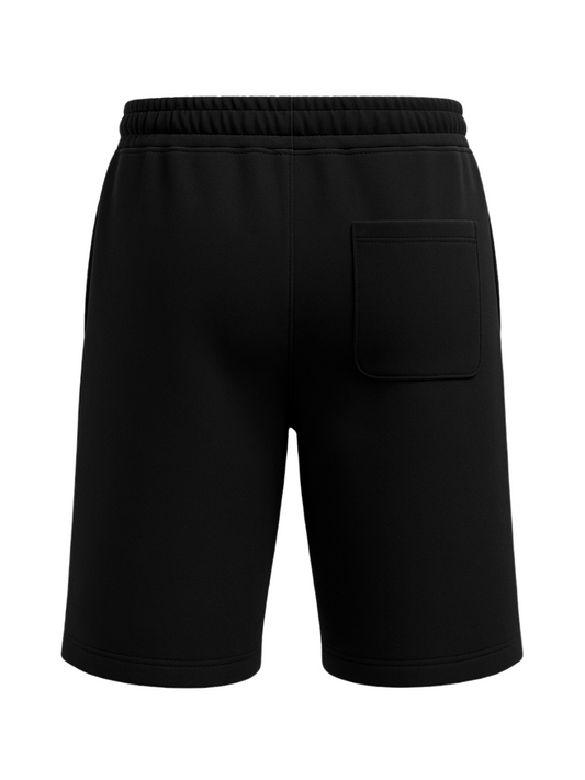 PITCH BLACK SOLID HEAVYWEIGHT OVERSIZED SHORTS