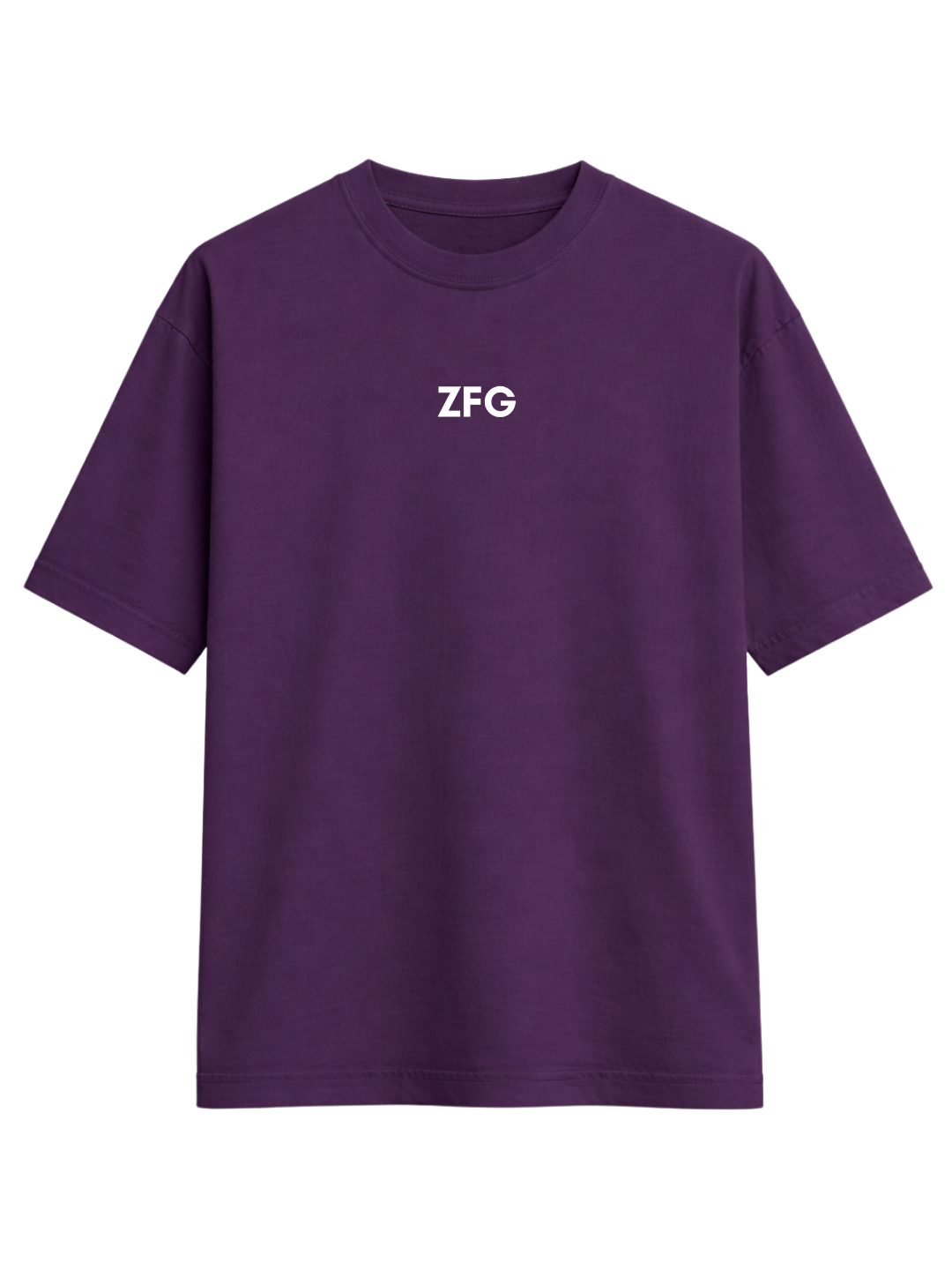 ZFG DARK PURPLE LIGHTWEIGHT OVERSIZED T-SHIRT