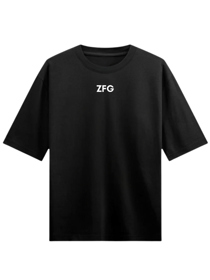 ZFG BLACK LIGHTWEIGHT OVERSIZED T-SHIRT