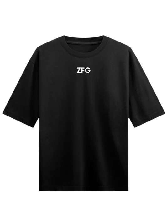 ZFG BLACK LIGHTWEIGHT OVERSIZED T-SHIRT