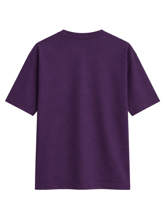 ZFG DARK PURPLE LIGHTWEIGHT OVERSIZED T-SHIRT