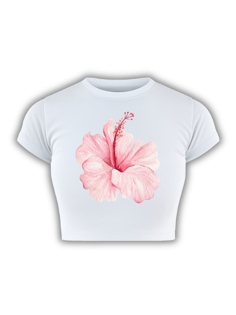 PASTEL PUNCH White Baby Tee