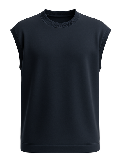 PEARL BLUE SOLID Oversized Tank