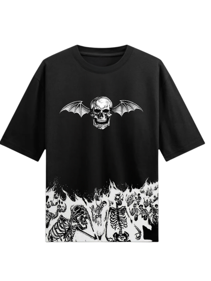 DEATHBAT RIOT LIGHTWEIGHT OVERSIZED T-SHIRT