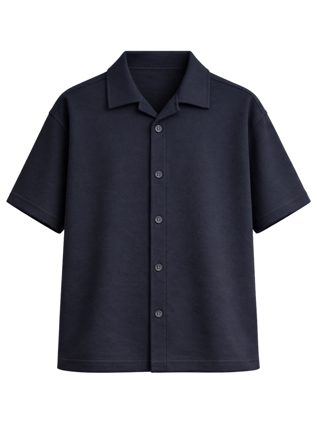 BLUE TERRY BOX-FIT HEAVYWEIGHT SHIRT