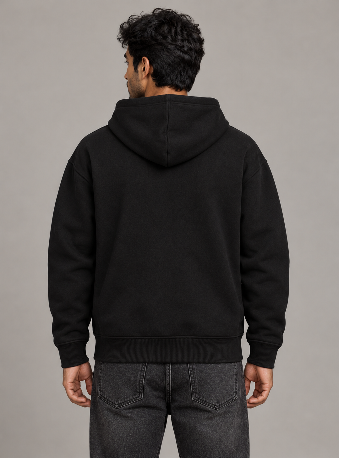 MIDNIGHT ASTERIX HEAVYWEIGHT OVERSIZED ZIPPER HOODIE