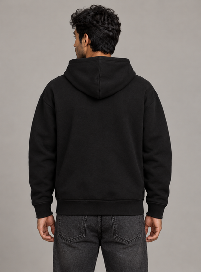 MIDNIGHT ASTERIX HEAVYWEIGHT OVERSIZED ZIPPER HOODIE