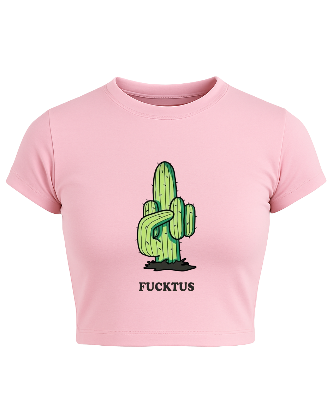 PRICK ME NOT Baby Pink Baby Tee
