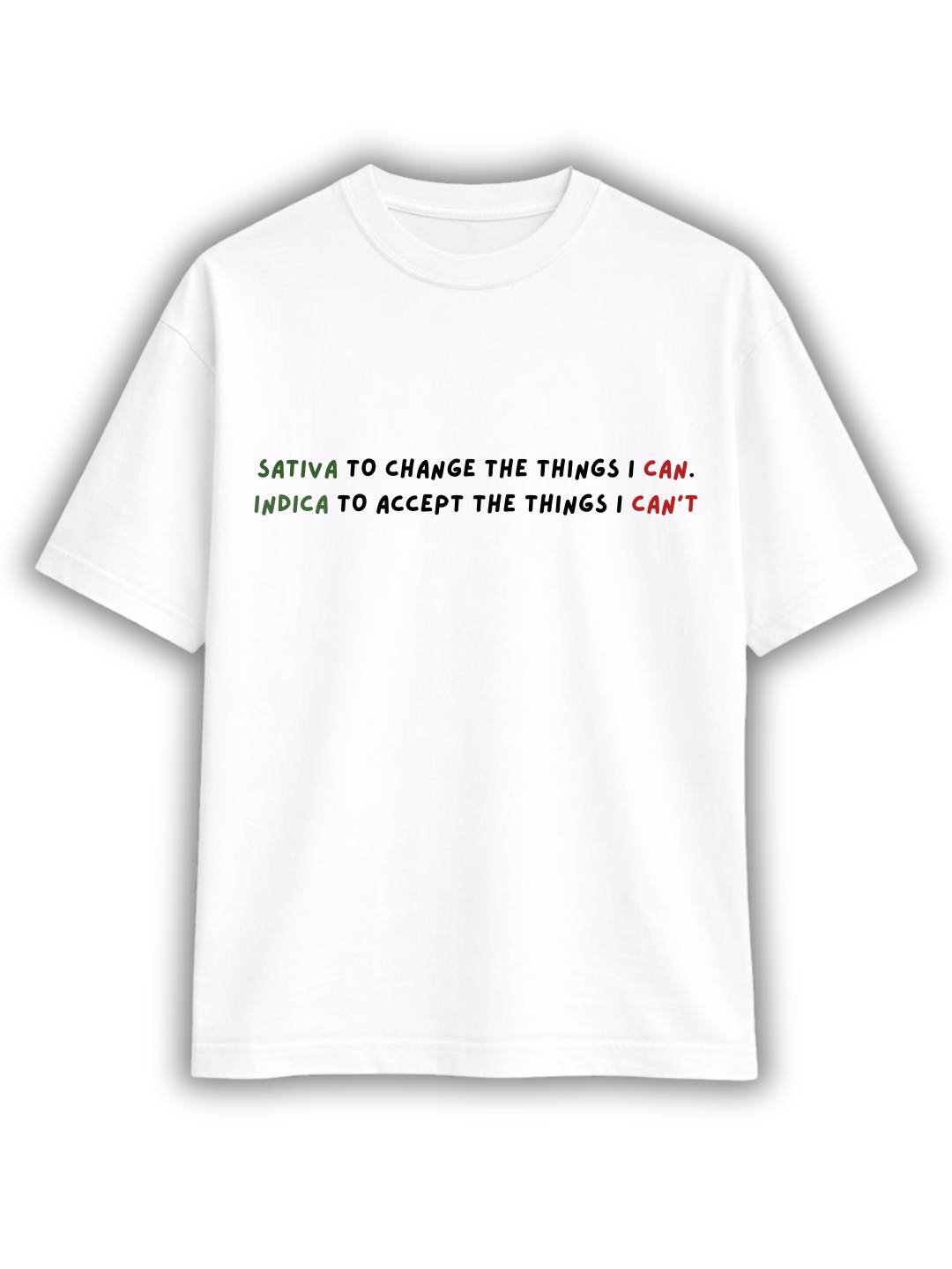 SATIVA / INDICA Lightweight Oversized T-shirt