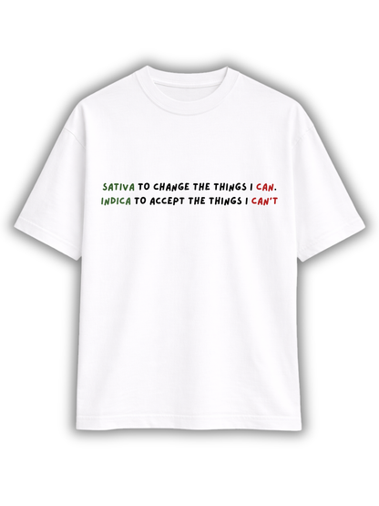 SATIVA / INDICA Lightweight Oversized T-shirt