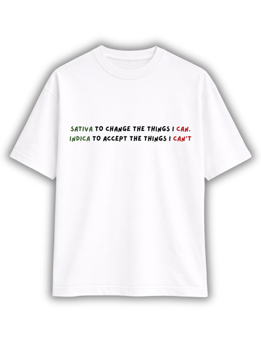 SATIVA / INDICA Lightweight Oversized T-shirt