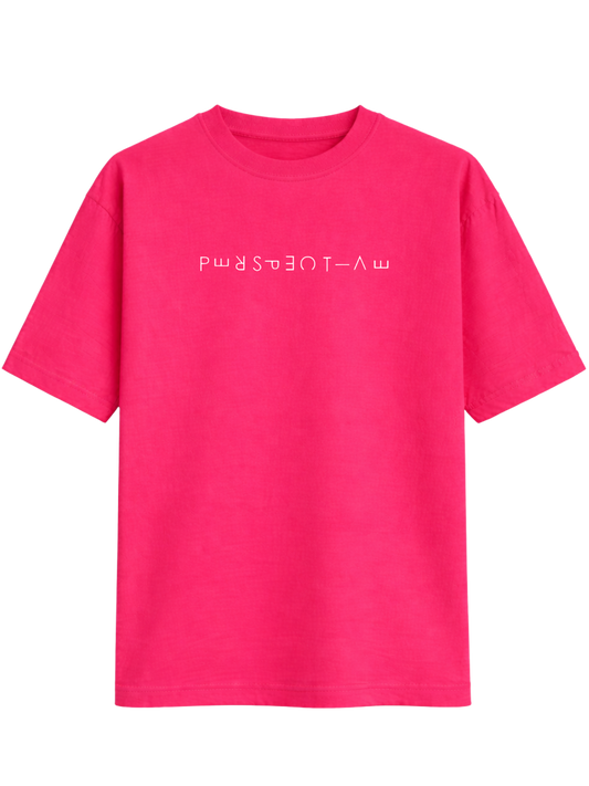 WRONG SIDE UP LIGHTWEIGHT OVERSIZED T-SHIRT