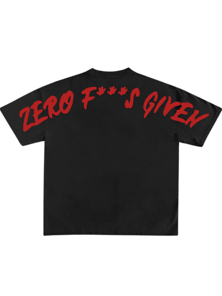 ZERO F***S GIVEN Oversized T-shirt