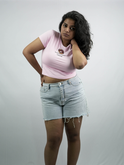 SNACKCIDENT PRONE Baby Pink Baby Tee